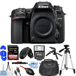 NIKON D7500 Dslr Camera (Body Only) 1581 - 12PC Accessory Bundle