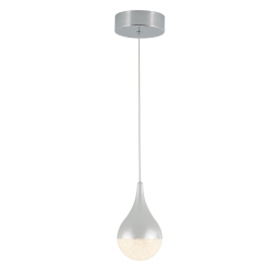 ARTIKA Glitzer Modern Pendant Light Fixture, Chrome