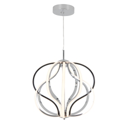 ARTIKA Meridian Modern Pendant Light Fixture, Chrome