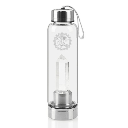 SHIVAS STONE Shiva’S Stone Crystal Infused Water Bottle - Clear Quartz