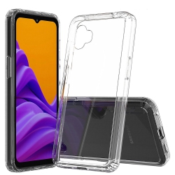 XCRS Slim Shockproof Crystal Clear Case for Samsung Galaxy Xcover 6 Pro Phone, Acrylic Cover \w Complete Overall Protection, Bumper, And Reinforced