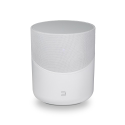 BLUESOUND Pulse M Omni-Hybrid Wireless Music Streaming Speaker With Bluetooth - - Compatible With Alexa And Siri In White