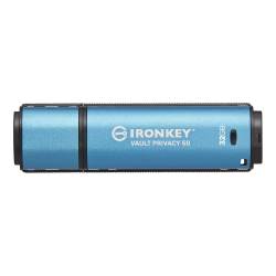 KINGSTON TECHNOLOGY - Ironkey Vault Privacy 50 Encrypted USB Flash Drive, USB 3.2 Gen 1, 32GB Capacity