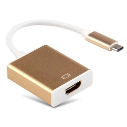 SUPERSHIELD Type C to HDMI Adapter USB-C 3.1 Male to HDMI Female HDtv 1080 Cable for Macbook Pro