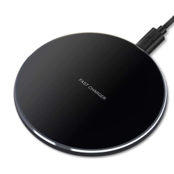 SUPERSHIELD Fast Qi Wireless 15W Charging Pad Dock for Samsung, Iphone, Android Cell Phones