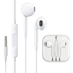 SUPERSHIELD 3.5MM Aux Earphones Wired Earbuds \w Microphone, In-Ear Headphones \w Mic Built-In Volume Control Compatible \w Iphone 6/6S/android/ipad