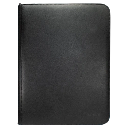 ULTRA PRO Pro Binder 9 Pocket Vivid Zippered In Black