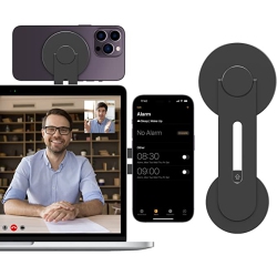 WINGOMART Continuity Camera Mount for Macbook Compatible With Magsafe for Iphone Webcam Mount, Magnetic Phone Holder for Tesla, Laptop & Monitor