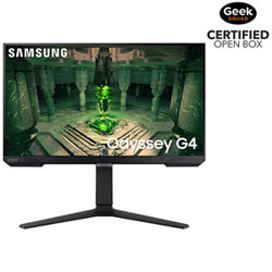 Open Box - Samsung G4 25" 1080p HD 240Hz 1ms GTG IPS LED FreeSync GMG Monitor (LS25BG402ENXGO) - Black