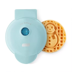 DASH Snowman Mini Waffle Maker - - 86015332 In Blue