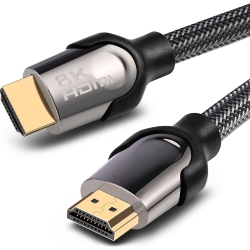 NIERBO 16.4Ft/5M 8K HDMI 2.1 Cable, 48GBps Ultra HD Lead High-Speed Cord, Supports 8K60Hz, 4K120Hz, Earc HDr10, HDcp 2.2/2.3 Dolby, 3D, Vrr