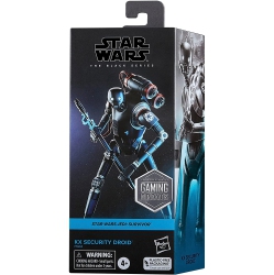 STAR WARS The Series Gaming Greats 6 Inch Action Figure Box Art Exclusive - Kx Security Droid In Black