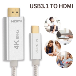 YELLOW-PRICE Type-C to HDMI 4K Projector Adapter Cable for Samsung Galaxy S20/s10/s9/note10+