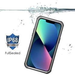 YELLOW-PRICE Ip68 Waterproof Full-Sealed Case Cover With Screen Protector for Apple Iphone 13