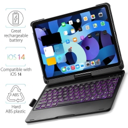 YELLOW-PRICE 2020 Ipad 8Th 10.2 / Pro 11 3Rd / Air 4Th 10.9 Wireless Bluetooth Keyboard Case