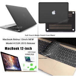 YELLOW-PRICE for Macbook 12Inch With Retina Display A1534 Plastic Hard Shell+Kb Skin+Lcd Film