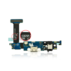 ESOURCE PARTS Replacement Charging Port Flex Cable Compatible for Samsung Galaxy S6 Edge (G925P) (Sprint)