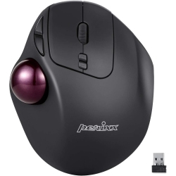 GENERIC Perimice-717 Wireless Programmable Trackball Mouse - 7 Button Design With 5 Programmable Buttons - Dpi 400/1000