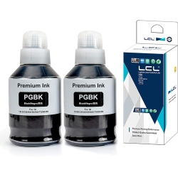 GENERIC Compatible for Canon Gi20 Gi-20 Gi-20Pgbk Gi-20Bk (2-Pack Black) Pigment Ink Bottle for Canon Pixma G5020 G6020