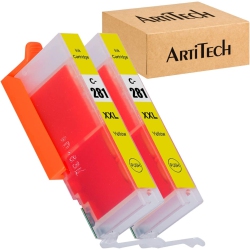 GENERIC 2 Pack Replacement for Canon Cli-281 Xxl Cli281 Xxl Y Ink Cartridges Compatible With Pixma Tr7520 In Yellow