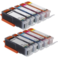GENERIC 10 Pack Compatible Canon Pgi250 Pgi-250 Cli251 Cli-251 Ink Cartridge for Canon Pixma Mx922 Pixma Mg5520 Pixma