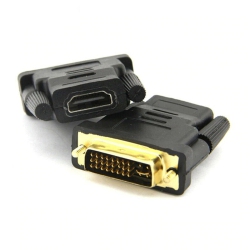 SUPERSHIELD Dvi Male to HDMI Female Converter Adapter (2 Pack)