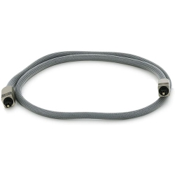 GENERIC Premium S/pdif (Toslink) Digital Audio Cable - - 3Ft | Heavy Duty Mesh Jacket, Metal Connector Heads, In Silver