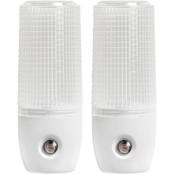 GENERIC 88018 Automatic Dusk to Dawn Led Night Light Set 2-Pack Finish, 5000 Kelvin In White