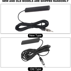 GENERIC Ant-309 Car Radio Antenna - Universal Fm Antenna Solder Radio Antenna Amplifier Aerial Antenne Autoradio In Black