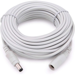 GENERIC Power Extension Cable 10M 33Ft 2.1MM X 5.5MM Compatible With 12V Dc Adapter Cord for Cctv Security Ca System