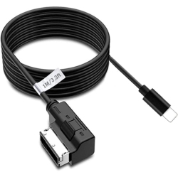 GENERIC Compatible for Audi, Ami Aux Cable Music Interface And Charg-Ing for Ix Ixs Max Ixr I7 I8 I7 Plus, Fit