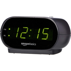 GENERIC Small Digital Alarm Clock With Nightlight And Battery Backup, Led Display