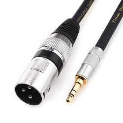 GENERIC 3.5MM to Xlr Cable Unbalanced Mini Jack 1/8 Inch to Xlr Male Adapter Microphone Cord - 1.6Ft/50Cm