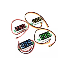 ISTAR Voltage Tester Meter, Mini Digital Voltmeter Reverse Connection Protection Led Portable 4PCs for Diy Installation