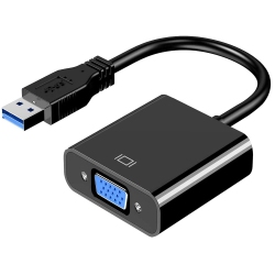 SUPERSHIELD USB to VGA Adapter Converter External Video Adapter Multi-Display Graphic Card