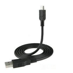 SUPERSHIELD USB 2.0A Male to Mini USB 5 Pin B Data Charging Cable Cord Adapter 3Ft/1M In Black