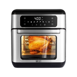 ULTIMA COSA Refurbished (Good) - Digital Air Fryer Oven - 10L/10.6Qt - Stainless Steel In Black