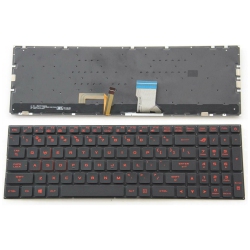 ASUS New Rog Gl702 Gl702V Gl702Vm Keyboard Us English Backlit 0Knb0-6615Us00 In Black