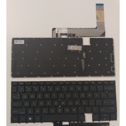 HP Elitebook Folio 1040 G7 G8 Backlit Keyboard - Us English, No Frame, Model Lk132Yk1A00 In Black