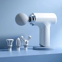 SUPERSHIELD Massage Gun 4 Heads Lcd Percussion Massager Muscle Pain Relief Relaxing Therapy Handheld Deep Tissue 32 Speed