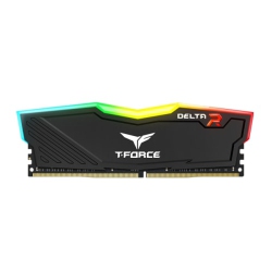 TEAMGROUP T-Force Delta RGB 16GB (2X8GB) Ddr4 3600Mhz Cl18 Computer Memory (15016245) In Black