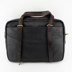EXCLUSIVE LEATHER CA Travelers Business Leather Bag / Nappa Leather / In Black