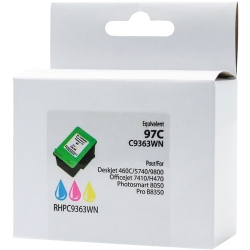 NEUTRAL BOX Ink Cartridge - Remanufactured for Hewlett Packard C9363Wn / No. 97 - Color