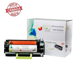 ECOTONE Toner Cartridge - Remanufactured for Lexmark 52D1H00 / 521H - In Black