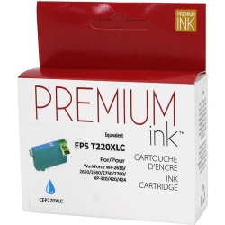 PREMIUM INK Ink Cartridge - Alternative for Epson T220Xl220 - In Cyan