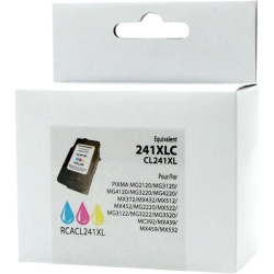 NEUTRAL BOX Ink Cartridge - Remanufactured for Canon Cl241Xl - Color
