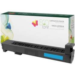 ECOTONE Toner Cartridge - Remanufactured for Hewlett Packard Cb381A / 824A - In Cyan