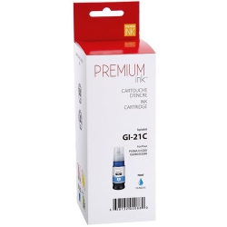 PREMIUM INK Ink Cartridge - Alternative for Canon Gi-21C - In Cyan