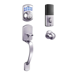 TACKLIFE Keypad Deadbolt, Electronic Keypad Lock Single Cylinder Front Door Handleset With Polo Knob Featuring Ekph1A