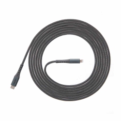 VENTEV Chargesync Alloy USB-C to Lightning Cable 10Ft | Steel